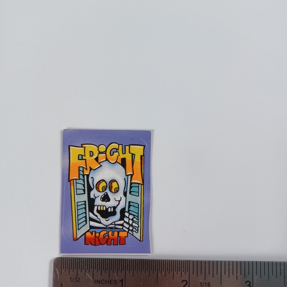 Vintage Halloween Skeleton Sticker -80s -Unused -Single Sticker NEW - Picture 4 of 5
